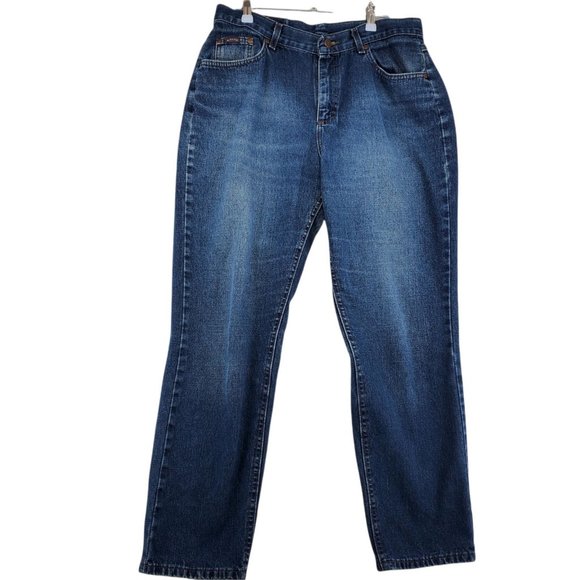 RIDERS By Lee Jeans Women's Straight Leg Denim 5-Pocket Reg. Fit Blue 16 - Picture 1 of 9